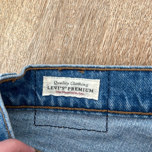 Blue jeans with white pattern from Levi Strauss & Co. W25 L28 - Picture 2 of 2